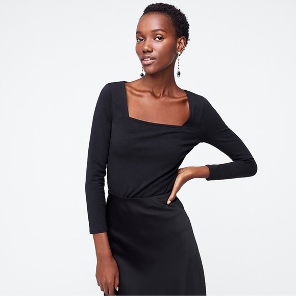 ✨Host Pick✨J. Crew Square Neck T-shirt - Picture 1 of 10